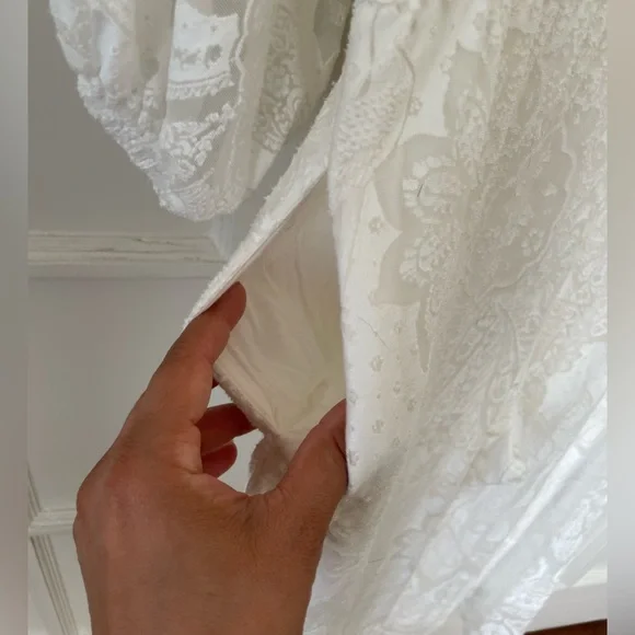 Anthropologie Farm Rio Elliot Off-the-Shoulder Jumpsuit Size S - Picture 7 of 11